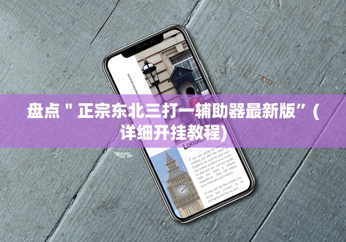 盘点＂正宗东北三打一辅助器最新版”(详细开挂教程)