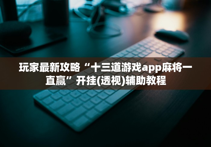 玩家最新攻略“十三道游戏app麻将一直赢”开挂(透视)辅助教程