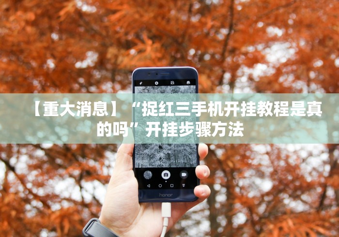 【重大消息】“捉红三手机开挂教程是真的吗”开挂步骤方法