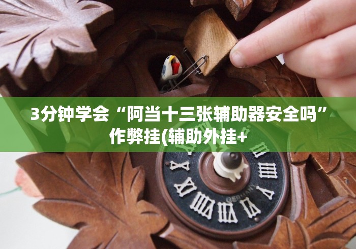 3分钟学会“阿当十三张辅助器安全吗”作弊挂(辅助外挂+