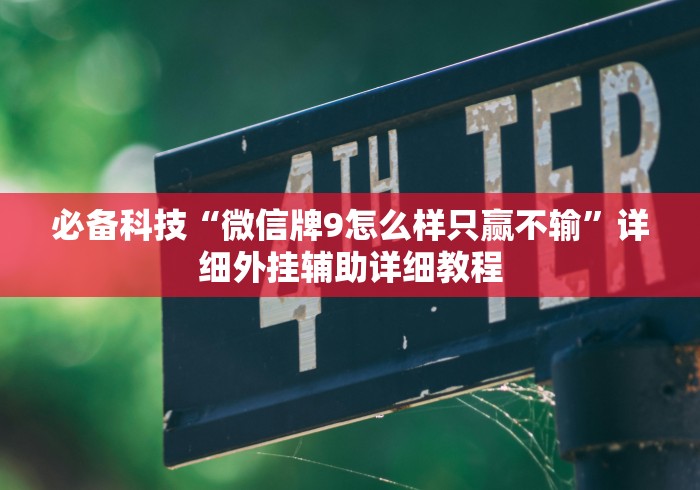 必备科技“微信牌9怎么样只赢不输”详细外挂辅助详细教程