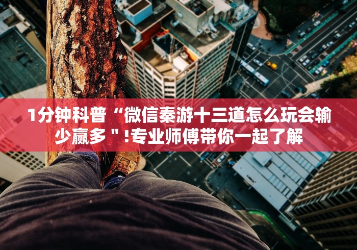 1分钟科普“微信秦游十三道怎么玩会输少赢多＂!专业师傅带你一起了解
