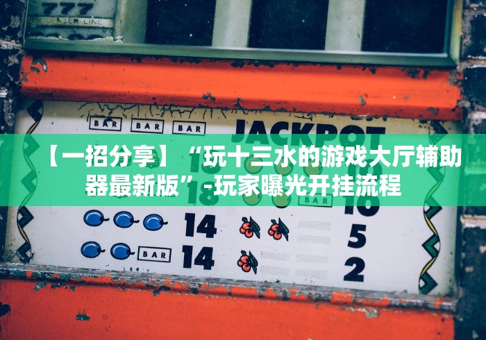 【一招分享】“玩十三水的游戏大厅辅助器最新版”-玩家曝光开挂流程