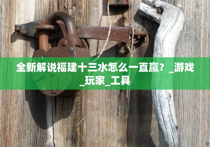 全新解说福建十三水怎么一直赢？_游戏_玩家_工具