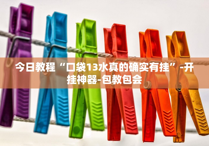 今日教程“口袋13水真的确实有挂”-开挂神器-包教包会