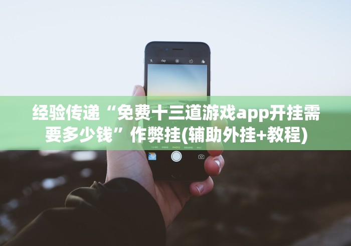 经验传递“免费十三道游戏app开挂需要多少钱”作弊挂(辅助外挂+教程)