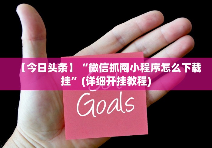 【今日头条】“微信抓阄小程序怎么下载挂”(详细开挂教程)