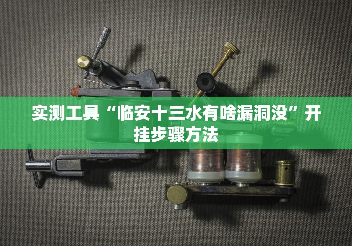 实测工具“临安十三水有啥漏洞没”开挂步骤方法