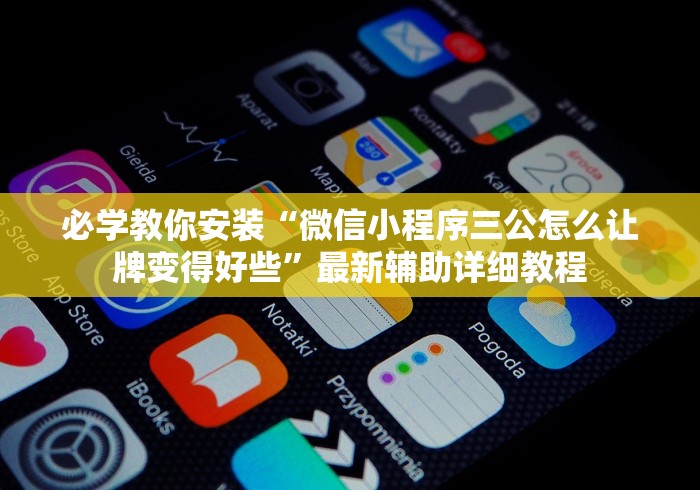 必学教你安装“微信小程序三公怎么让牌变得好些”最新辅助详细教程