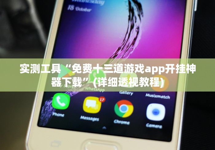 独家分析“老友十三水确实可以开挂[分享装挂详细步骤]