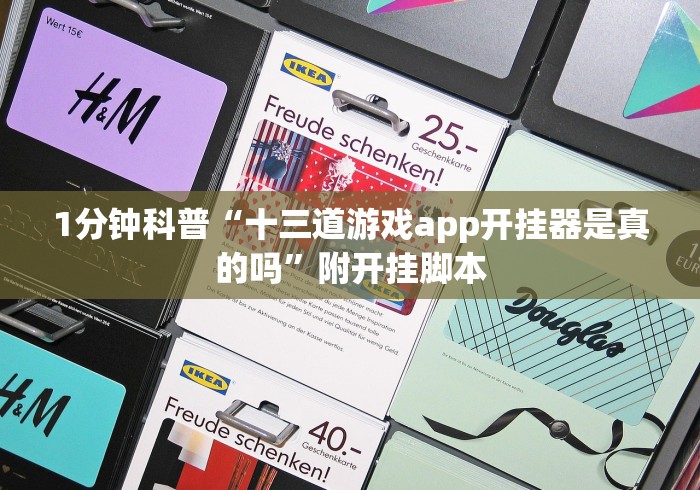 1分钟科普“十三道游戏app开挂器是真的吗”附开挂脚本