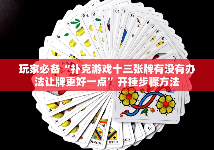 玩家必备“扑克游戏十三张牌有没有办法让牌更好一点”开挂步骤方法