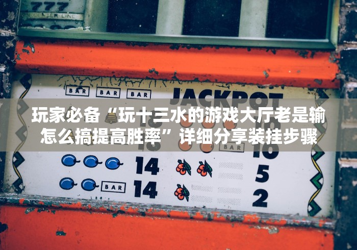 玩家必备“玩十三水的游戏大厅老是输怎么搞提高胜率”详细分享装挂步骤