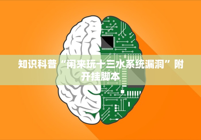 知识科普“闲来玩十三水系统漏洞”附开挂脚本