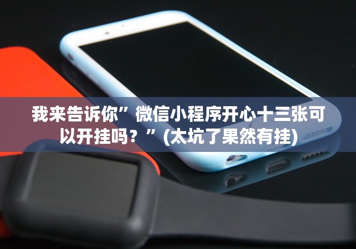 我来告诉你”微信小程序开心十三张可以开挂吗？”(太坑了果然有挂)