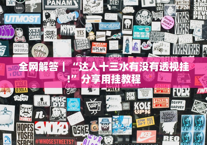 全网解答｜“达人十三水有没有透视挂!”分享用挂教程