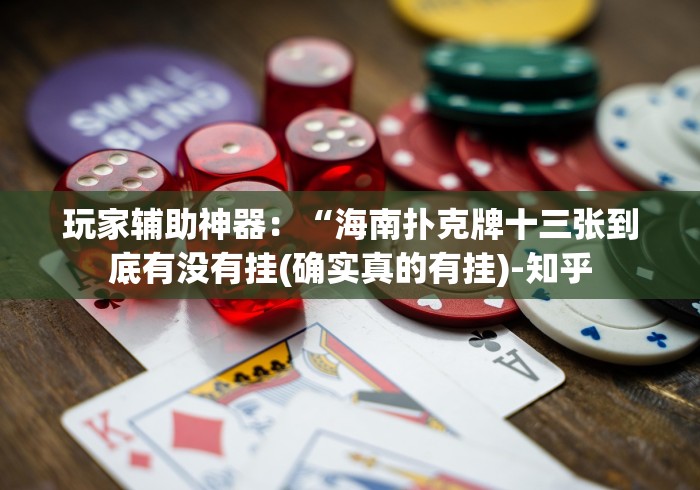 玩家辅助神器：“海南扑克牌十三张到底有没有挂(确实真的有挂)-知乎