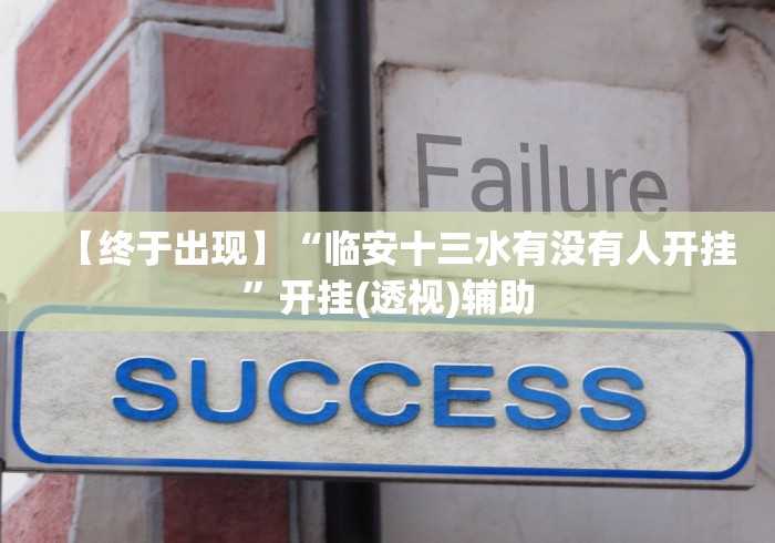 【终于出现】“临安十三水有没有人开挂”开挂(透视)辅助