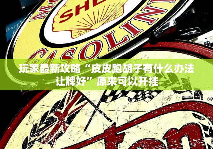 玩家最新攻略“皮皮跑胡子有什么办法让牌好”原来可以开挂