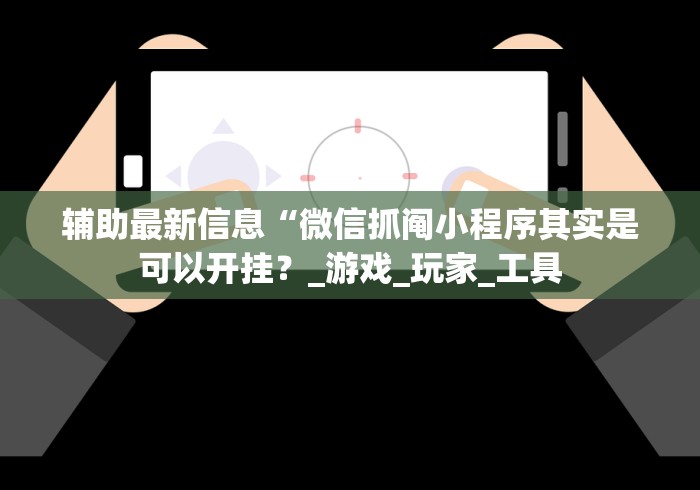 辅助最新信息“微信抓阄小程序其实是可以开挂？_游戏_玩家_工具