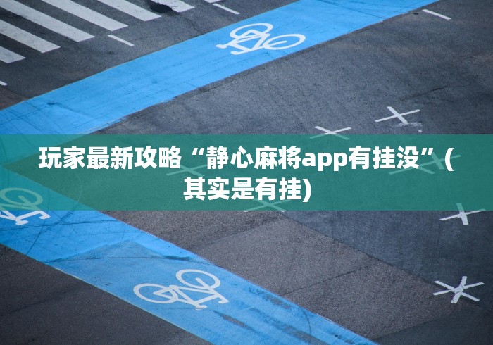 玩家最新攻略“静心麻将app有挂没”(其实是有挂)
