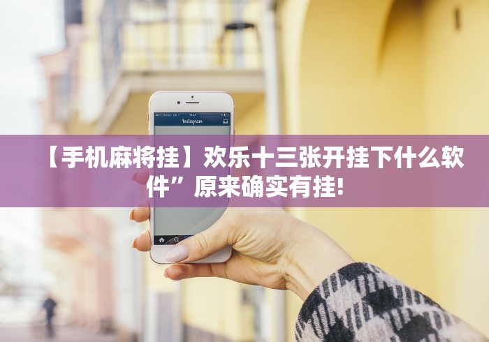 【手机麻将挂】欢乐十三张开挂下什么软件”原来确实有挂!