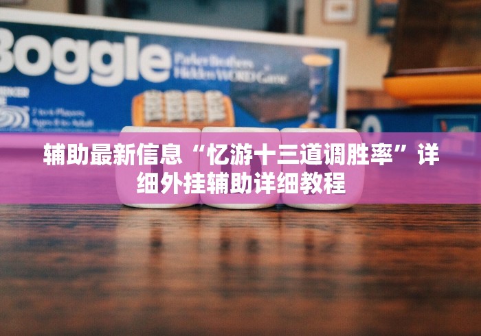 辅助最新信息“忆游十三道调胜率”详细外挂辅助详细教程