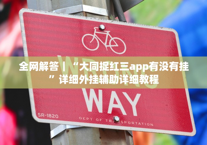 全网解答｜“大同捉红三app有没有挂”详细外挂辅助详细教程