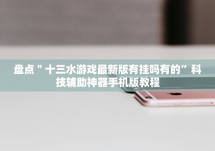 盘点＂十三水游戏最新版有挂吗有的”科技辅助神器手机版教程