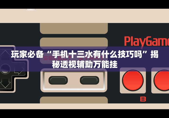 玩家必备“手机十三水有什么技巧吗”揭秘透视辅助万能挂
