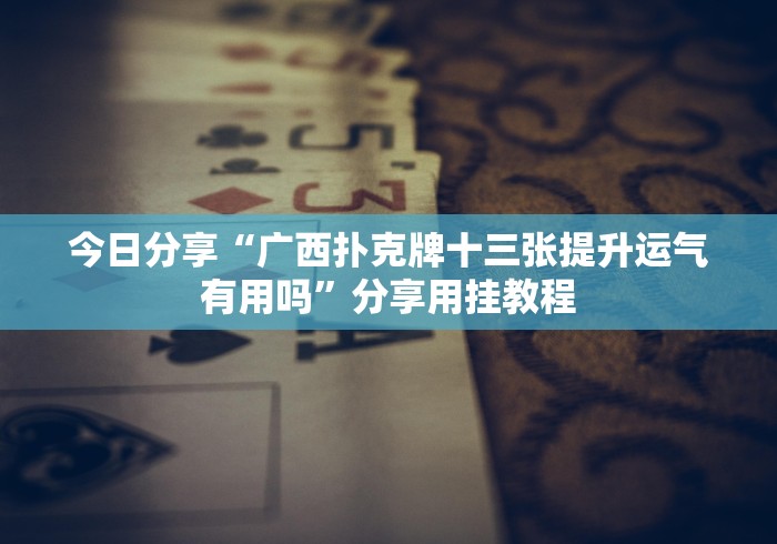我来告诉你“富阳十三道免费开挂器!详细开挂教程