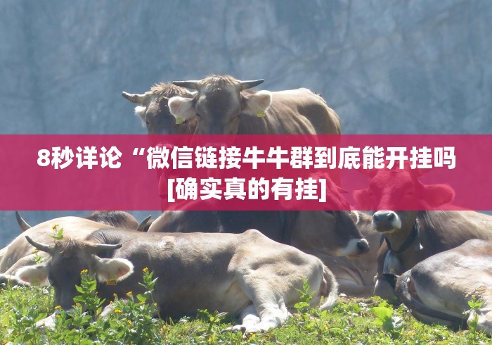 8秒详论“微信链接牛牛群到底能开挂吗[确实真的有挂]