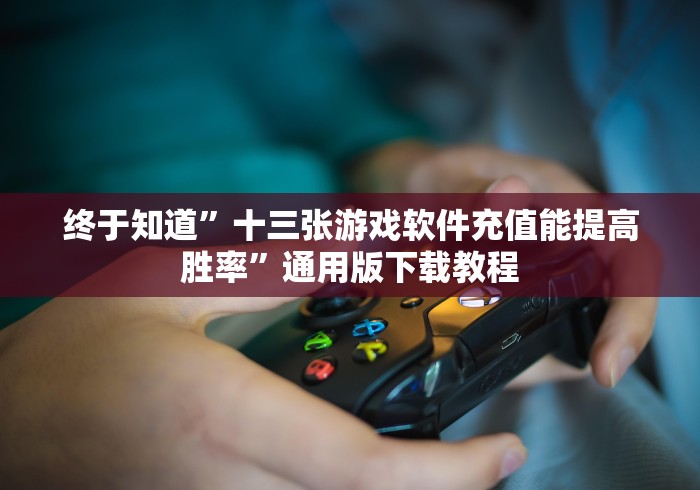 终于知道”十三张游戏软件充值能提高胜率”通用版下载教程